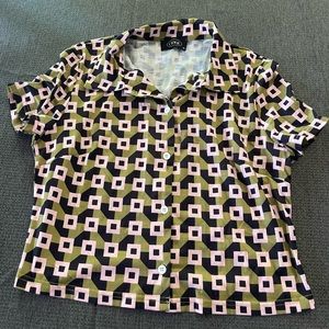 Cider Patterned Buttonup Size XL